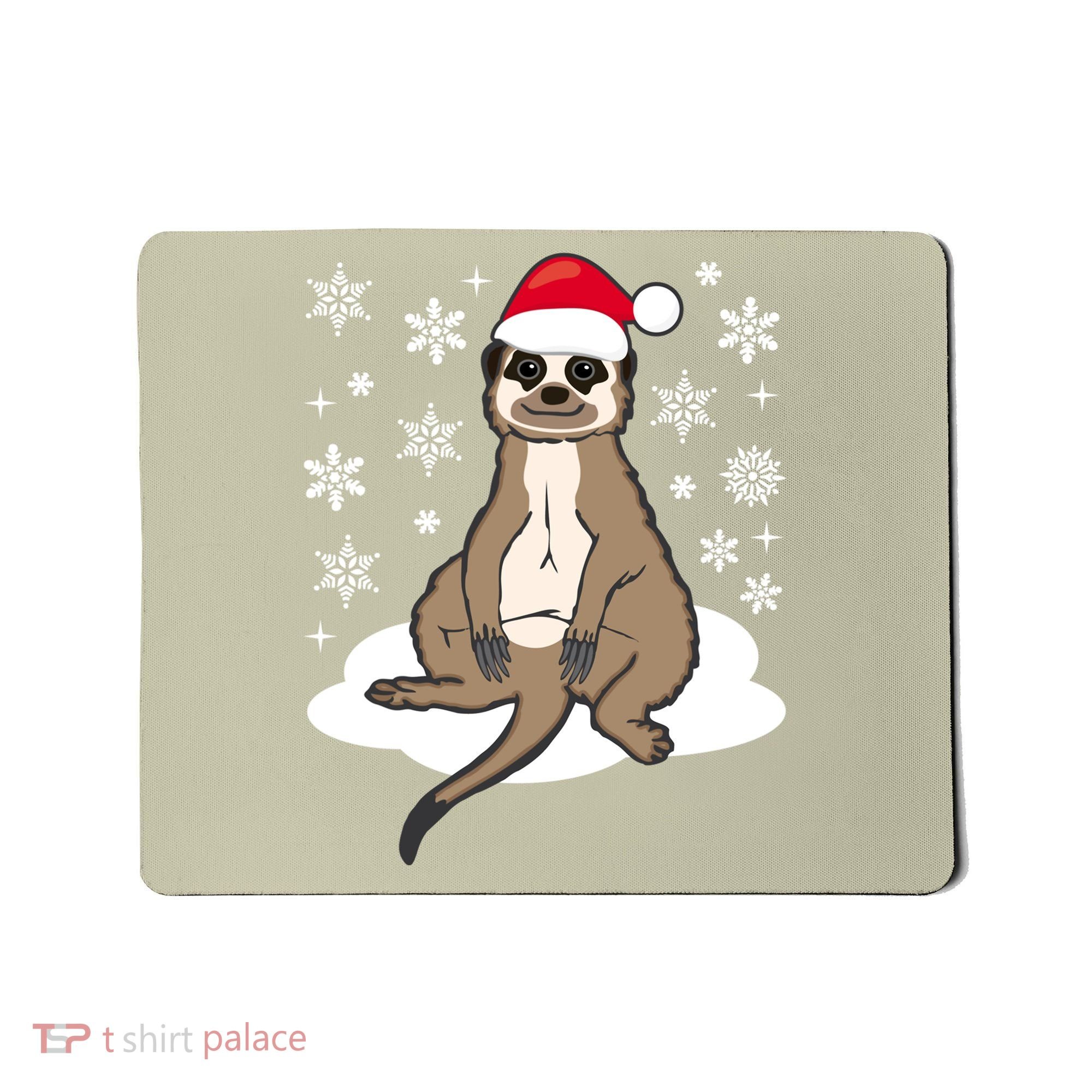 Funny Meerkat Santa Christmas Gift Classic Mousepad