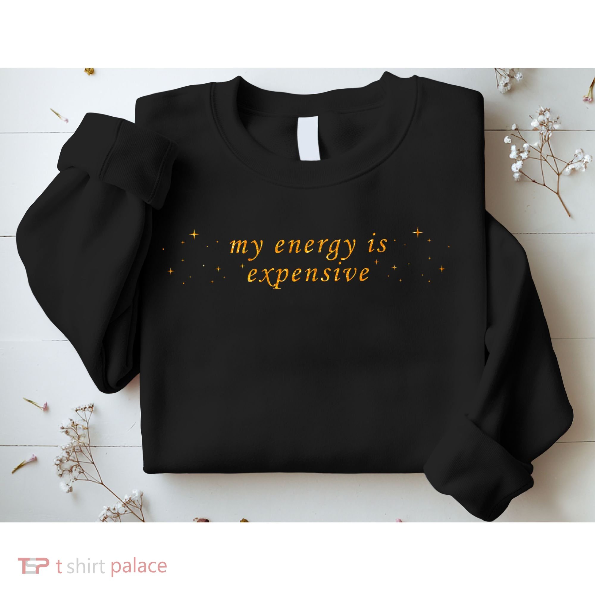 Funny Motivational Saying My Energy Is Expensive Sweatshirt