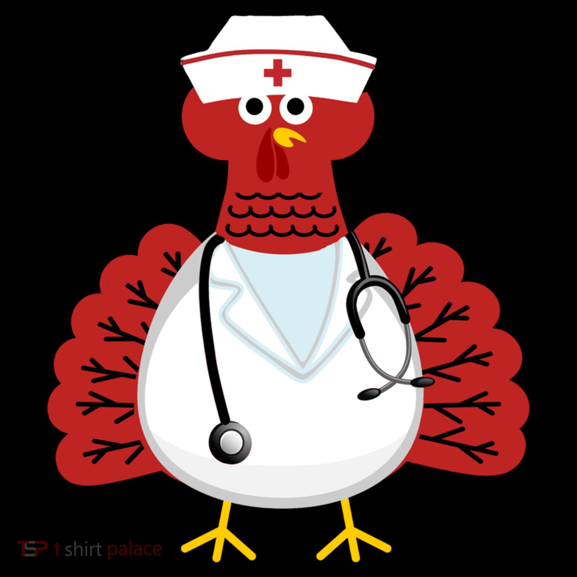 Funny Medical Scrub Top Stethoscope Wearing Turkey Nurse Gift Coffee Mug