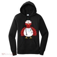 Funny Medical Scrub Top Stethoscope Wearing Turkey Nurse Gift Women's Hoodie thumb 0