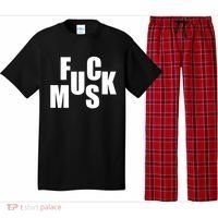 F.u.c.k M.u.s.k Sarcasm Humor Saying Adult Joke Funny Pajama Set thumb 0