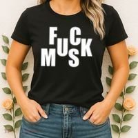 F.u.c.k M.u.s.k Sarcasm Humor Saying Adult Joke Funny Women's T-Shirt thumb 2