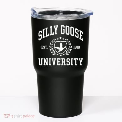 Funny Meme School Bird Silly Goose University Design Tumbler