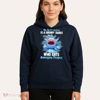 Funny My Spirit Animal Is A Grumpy Shark Hoodie thumb 5