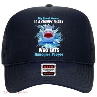 Funny My Spirit Animal Is A Grumpy Shark Hat