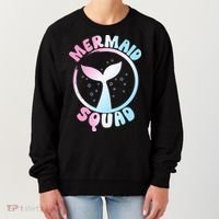 Funny Mermaid Squad Swimming Mermaid Women's Sweatshirt thumb 0