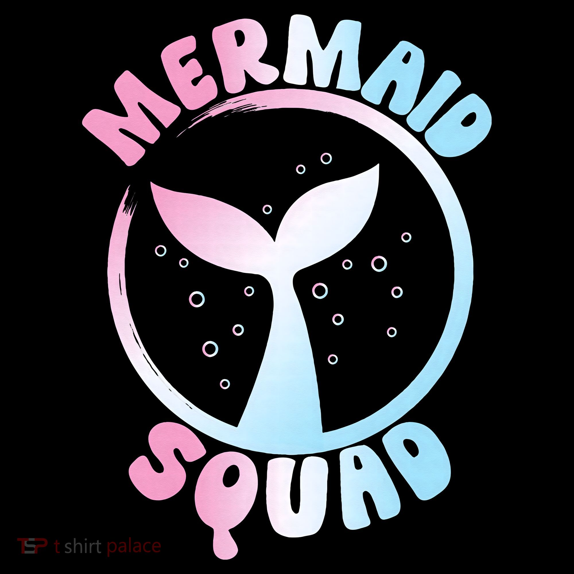 Funny Mermaid Squad Swimming Mermaid Long Sleeve Shirt