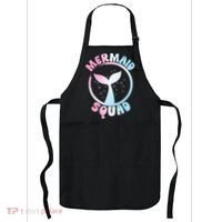 Funny Mermaid Squad Swimming Mermaid Apron thumb 0