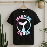 Funny Mermaid Squad Swimming Mermaid T-Shirt thumb 2