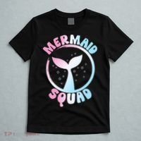 Funny Mermaid Squad Swimming Mermaid T-Shirt thumb 5