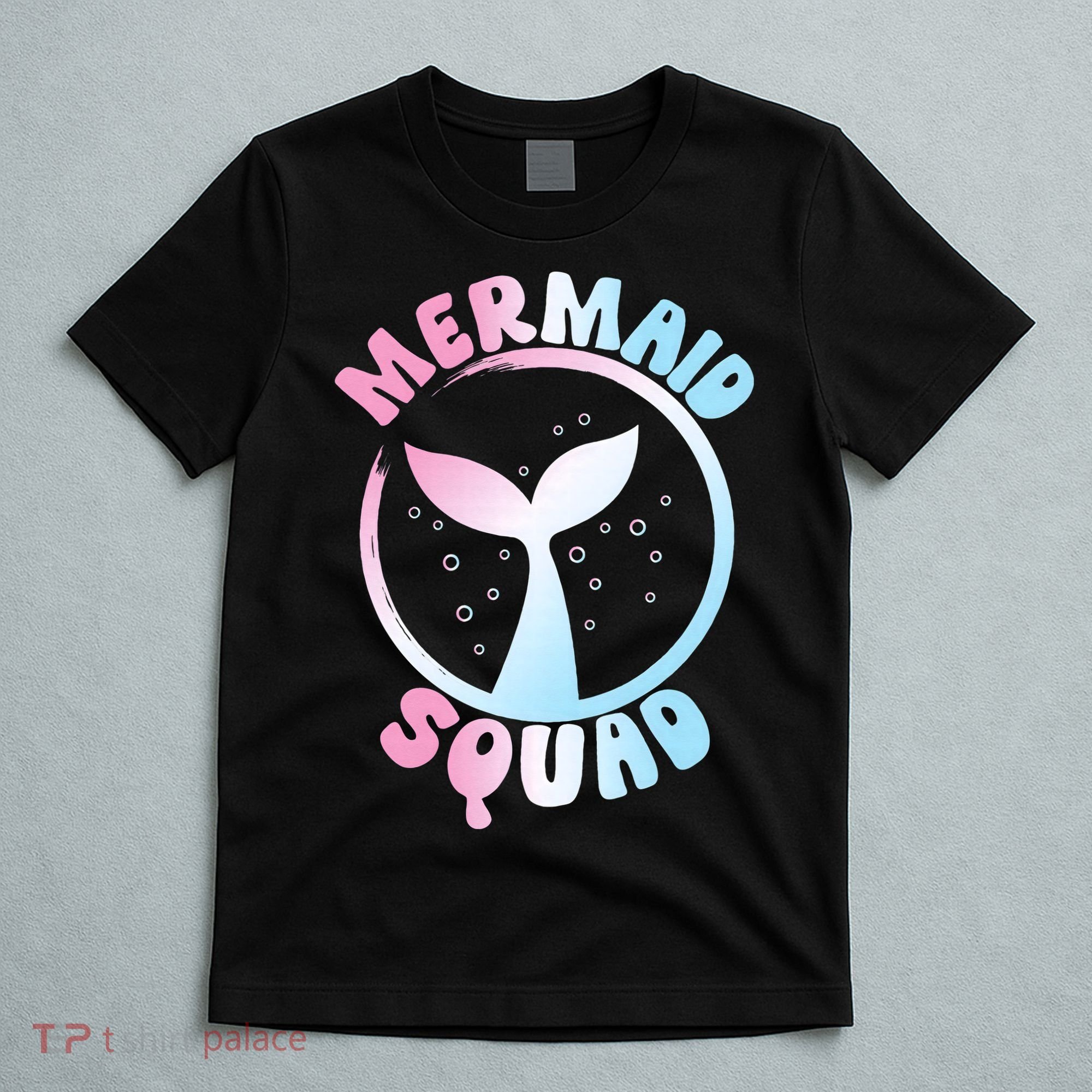 Funny Mermaid Squad Swimming Mermaid T-Shirt
