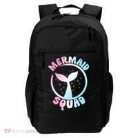 Funny Mermaid Squad Swimming Mermaid Backpack thumb 0