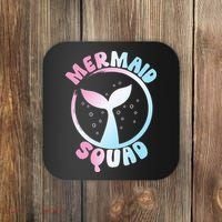 Funny Mermaid Squad Swimming Mermaid Coaster thumb 0