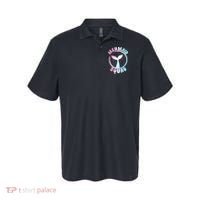 Funny Mermaid Squad Swimming Mermaid Polo thumb 0