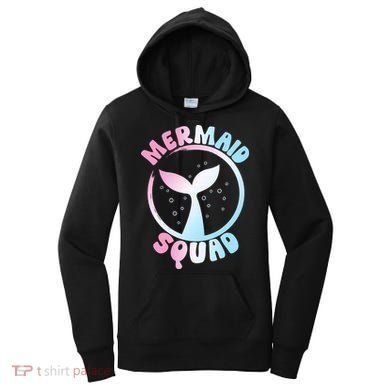 Funny Mermaid Squad Swimming Mermaid Women's Hoodie