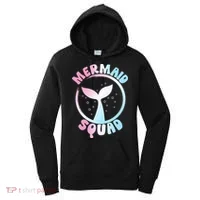 Funny Mermaid Squad Swimming Mermaid Women's Hoodie thumb 0