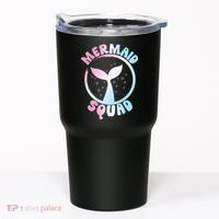 Funny Mermaid Squad Swimming Mermaid Tumbler thumb 0