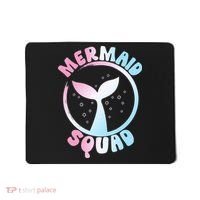 Funny Mermaid Squad Swimming Mermaid Mousepad thumb 0