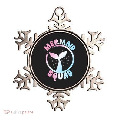 Funny Mermaid Squad Swimming Mermaid Ornament
