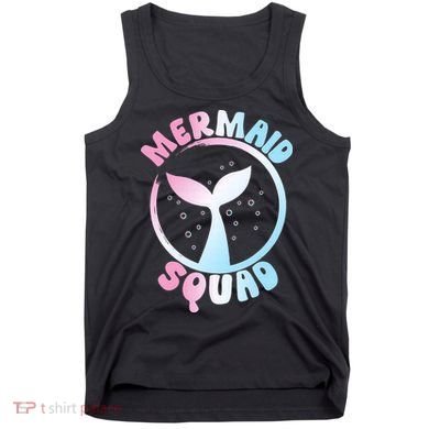 Funny Mermaid Squad Swimming Mermaid Tank Top