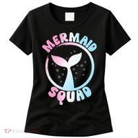 Funny Mermaid Squad Swimming Mermaid Women's T-Shirt thumb 0