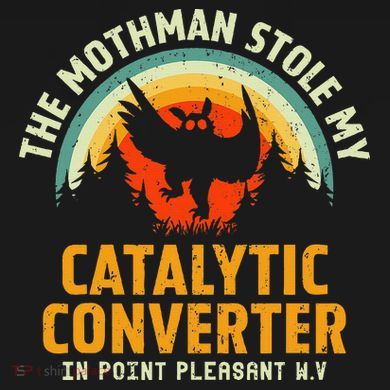 Funny Mothman Stole My Catalytic Converter Mothman Cryptid Ornament
