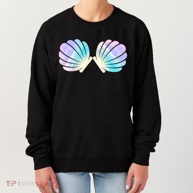 Funny Mermaid Shell Costume Gift Women's Sweatshirt
