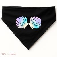 Funny Mermaid Shell Costume Gift USA-Made Doggie Bandana thumb 0