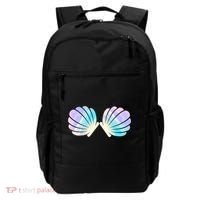 Funny Mermaid Shell Costume Gift Backpack thumb 0
