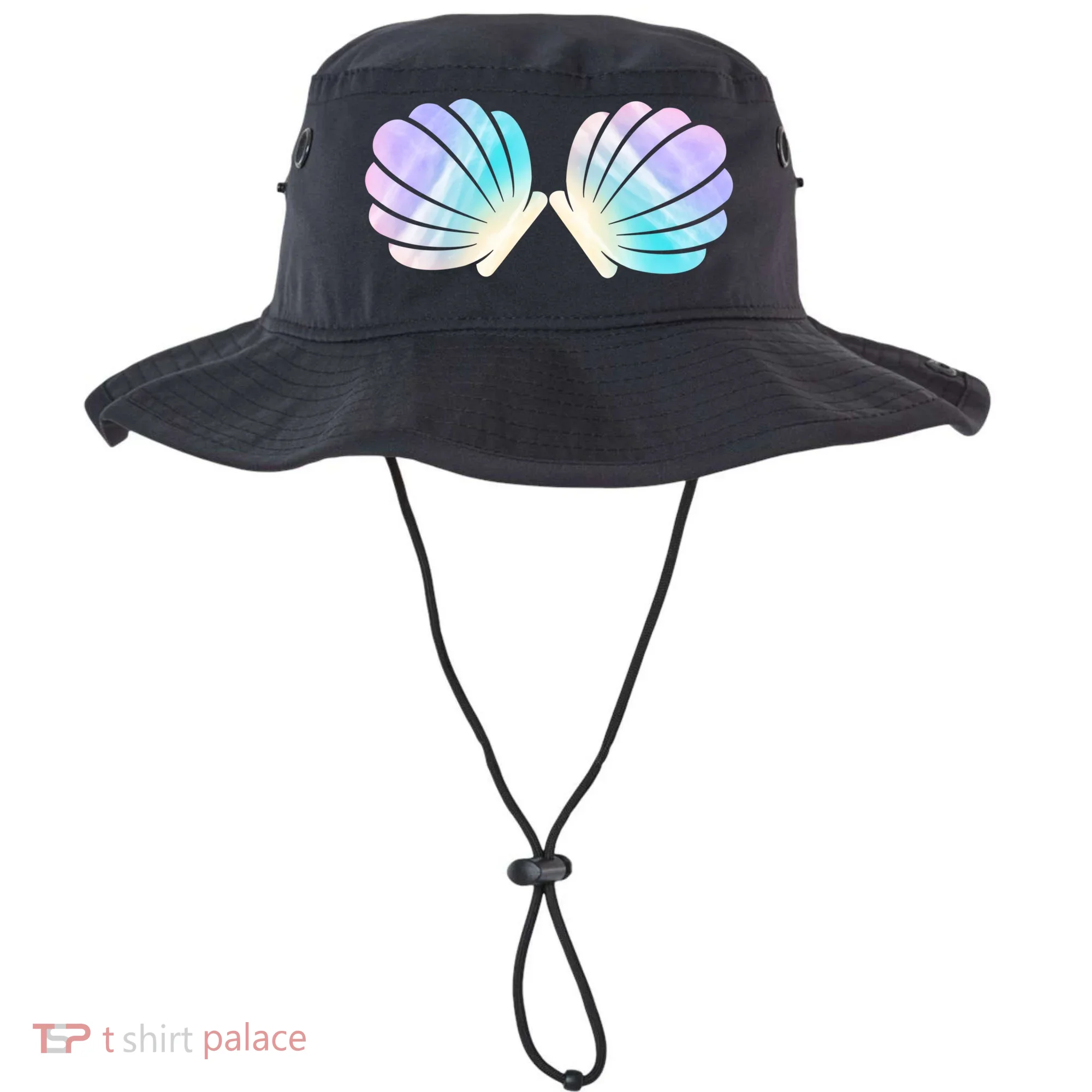Funny Mermaid Shell Costume Gift Bucket Hat