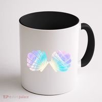 Funny Mermaid Shell Costume Gift Coffee Mug thumb 1