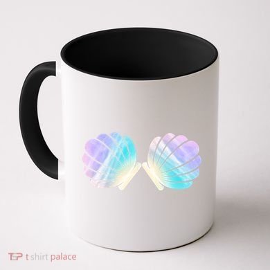 Funny Mermaid Shell Costume Gift Coffee Mug