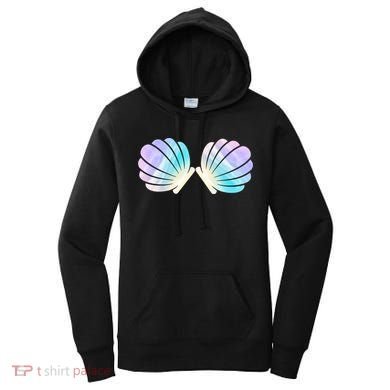 Funny Mermaid Shell Costume Gift Women's Hoodie