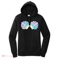 Funny Mermaid Shell Costume Gift Women's Hoodie thumb 0