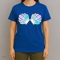Funny Mermaid Shell Costume Gift T-Shirt thumb 4