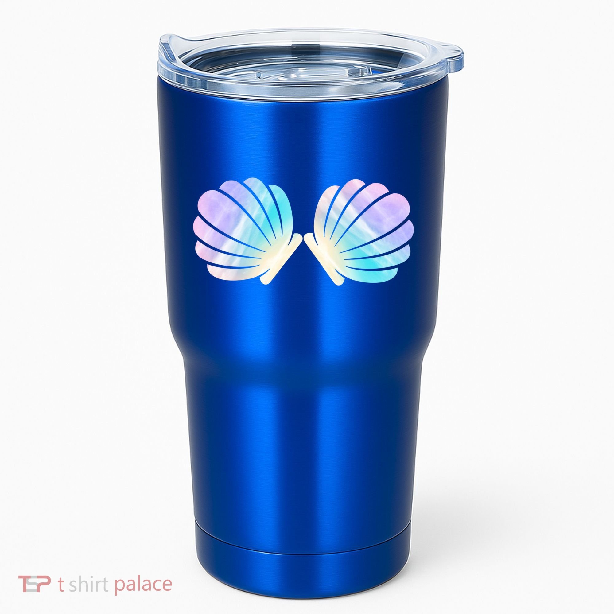 Funny Mermaid Shell Costume Gift Tumbler