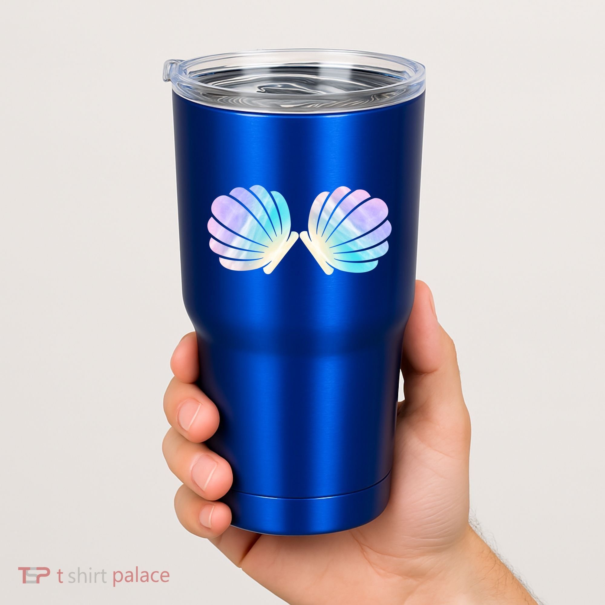 Funny Mermaid Shell Costume Gift Tumbler