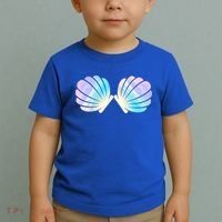 Funny Mermaid Shell Costume Gift Toddler T-Shirt thumb 2