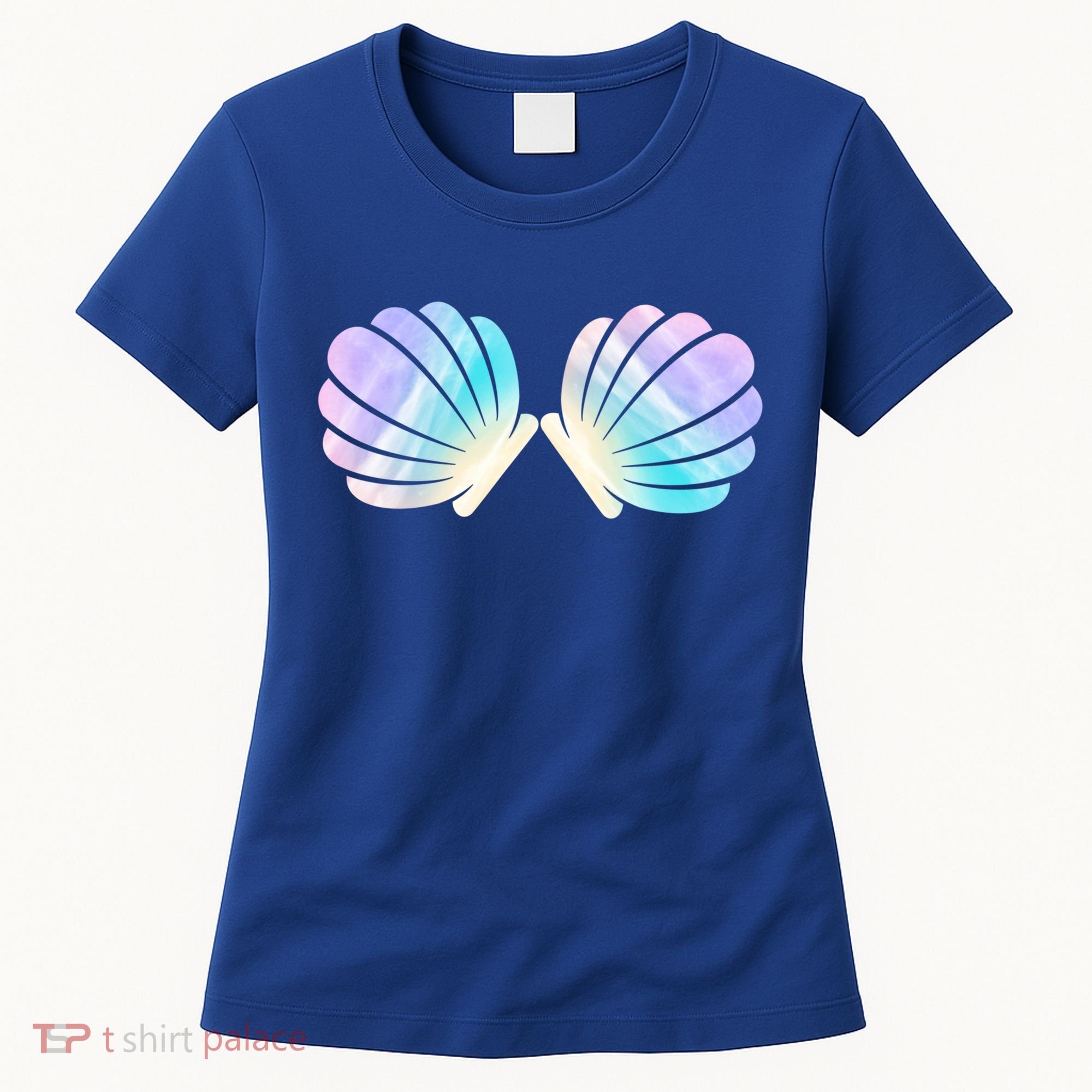 Funny Mermaid Shell Costume Gift Women's T-Shirt