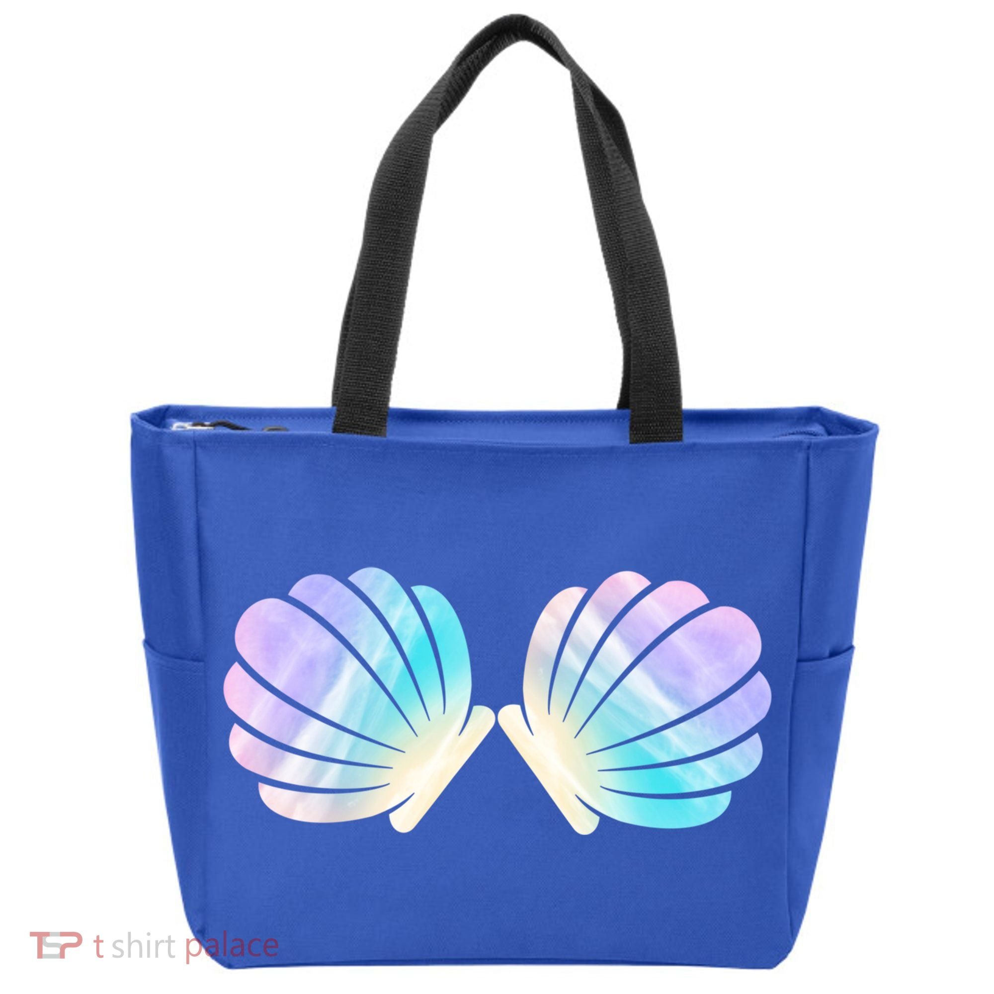 Funny Mermaid Shell Costume Gift Tote Bag