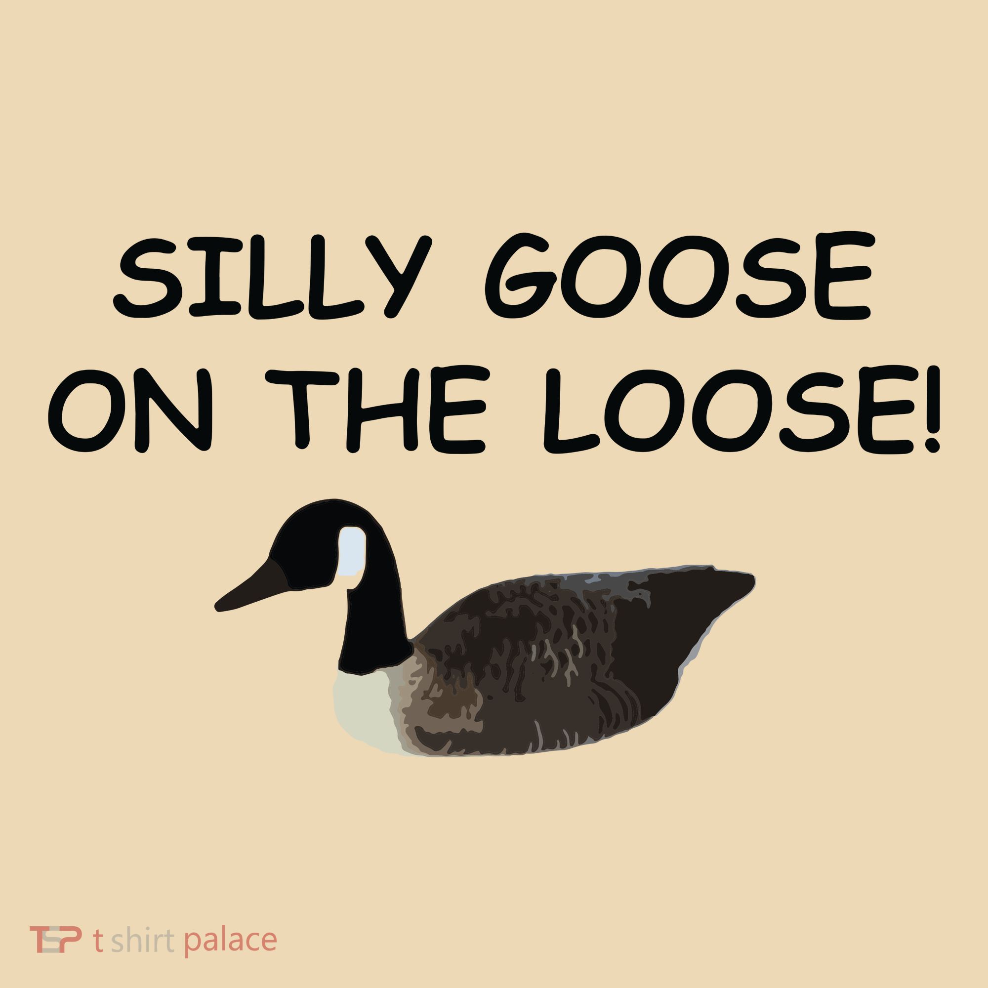 Funny Meme Silly Goose On The Loose Joke Tote Bag