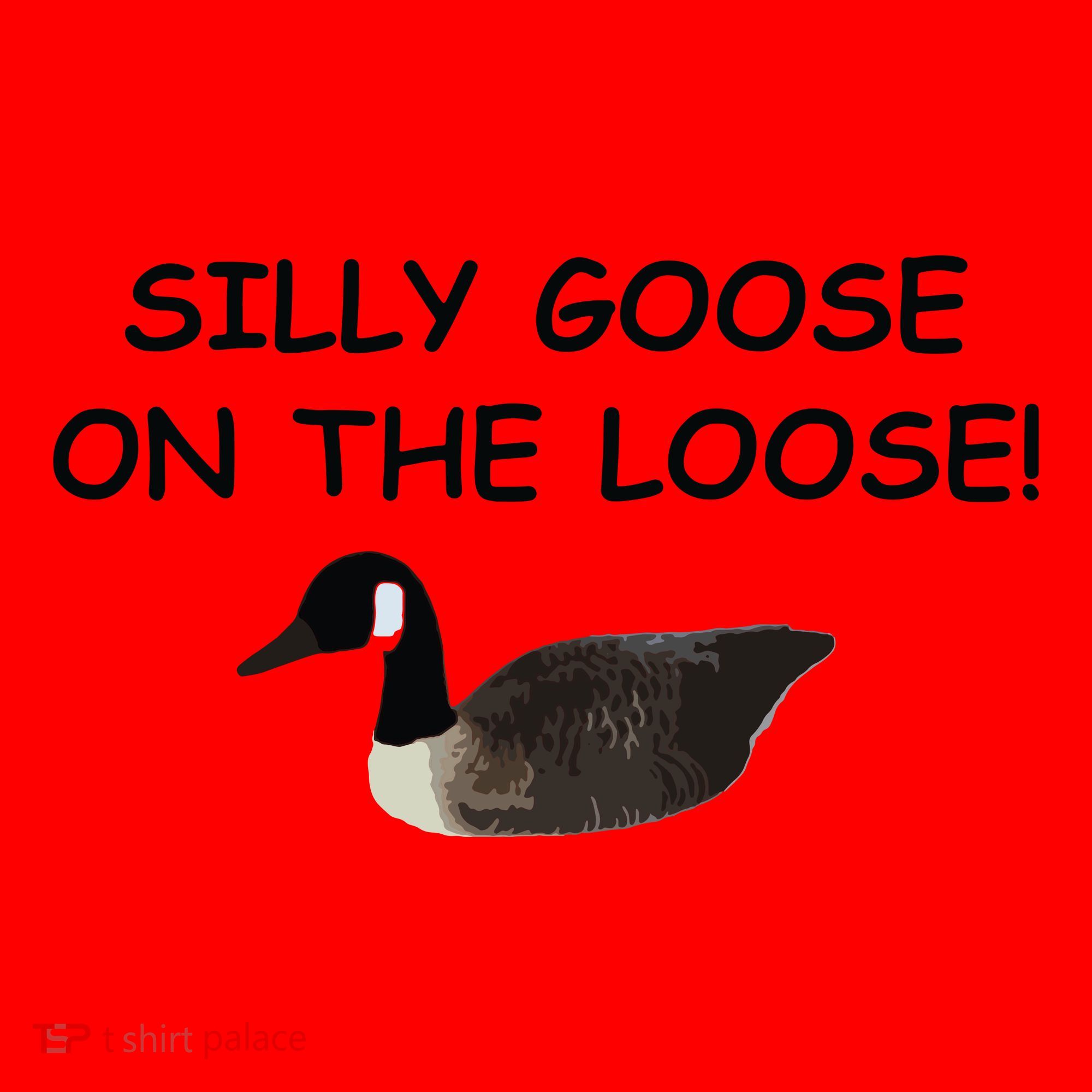 Funny Meme Silly Goose On The Loose Joke Santa Hat