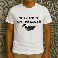 Funny Meme Silly Goose On The Loose Joke T-Shirt thumb 3