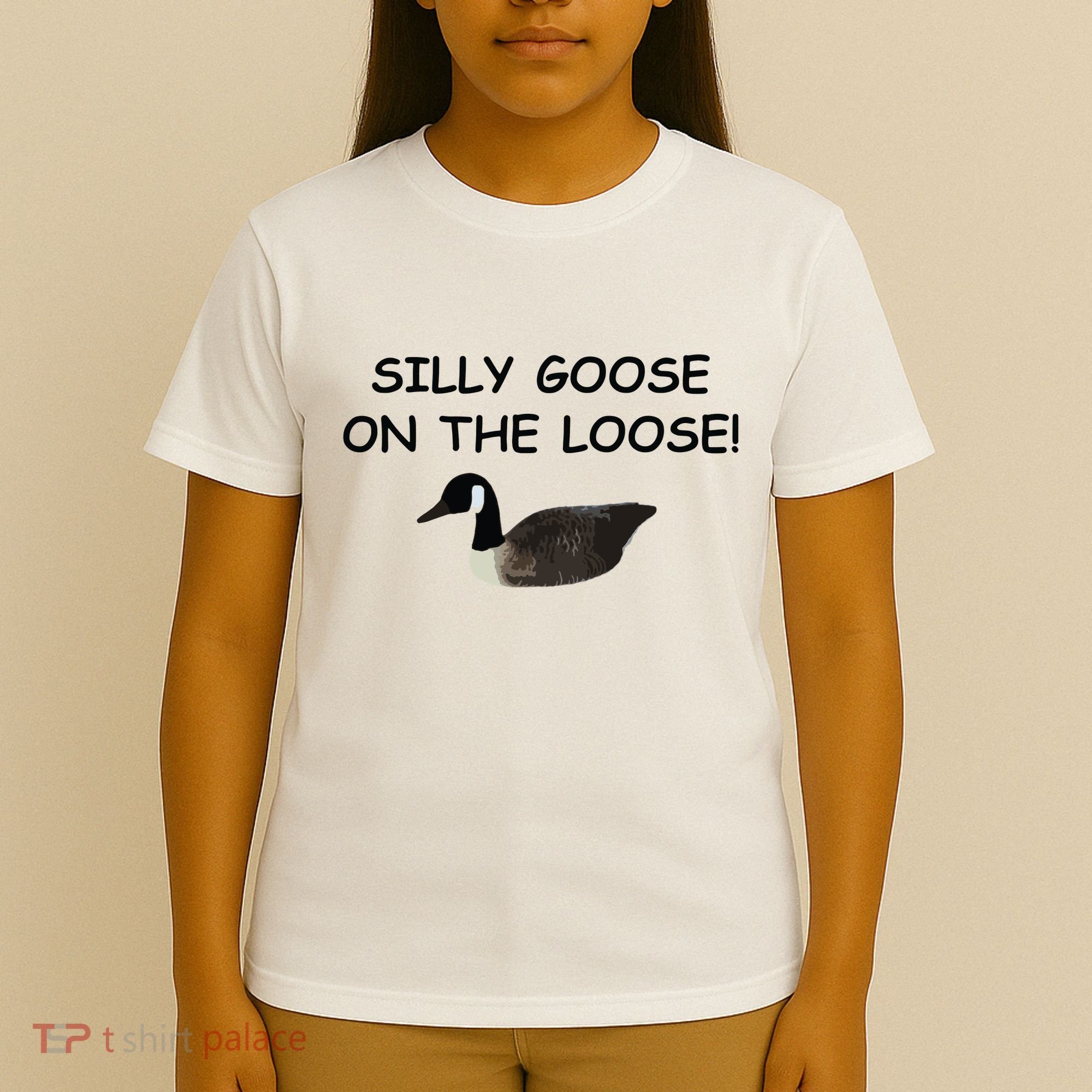 Funny Meme Silly Goose On The Loose Joke T-Shirt