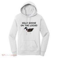 Funny Meme Silly Goose On The Loose Joke Women's Hoodie thumb 0