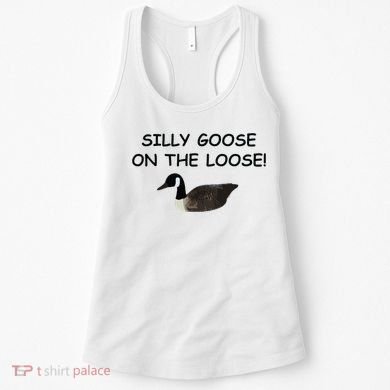 Funny Meme Silly Goose On The Loose Joke Women's Tank Top