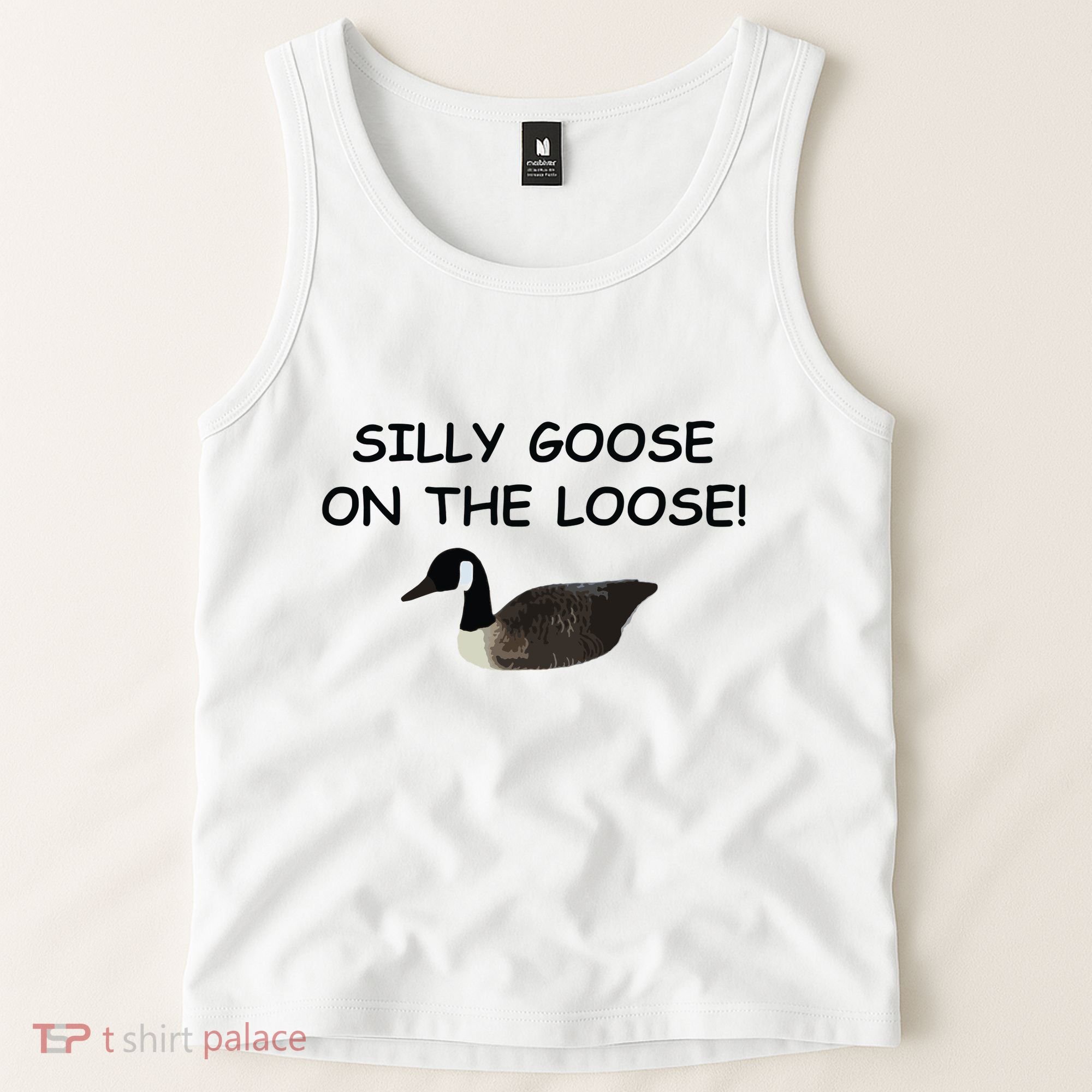 Funny Meme Silly Goose On The Loose Joke Tank Top
