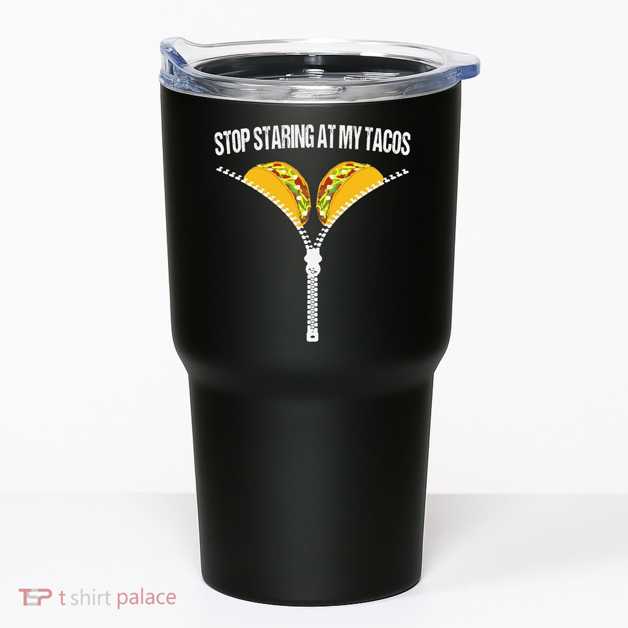 Funny Mexican Stop Staring At My Tacos Fiesta Cinco De Mayo Tumbler