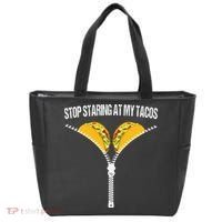 Funny Mexican Stop Staring At My Tacos Fiesta Cinco De Mayo Tote Bag thumb 0