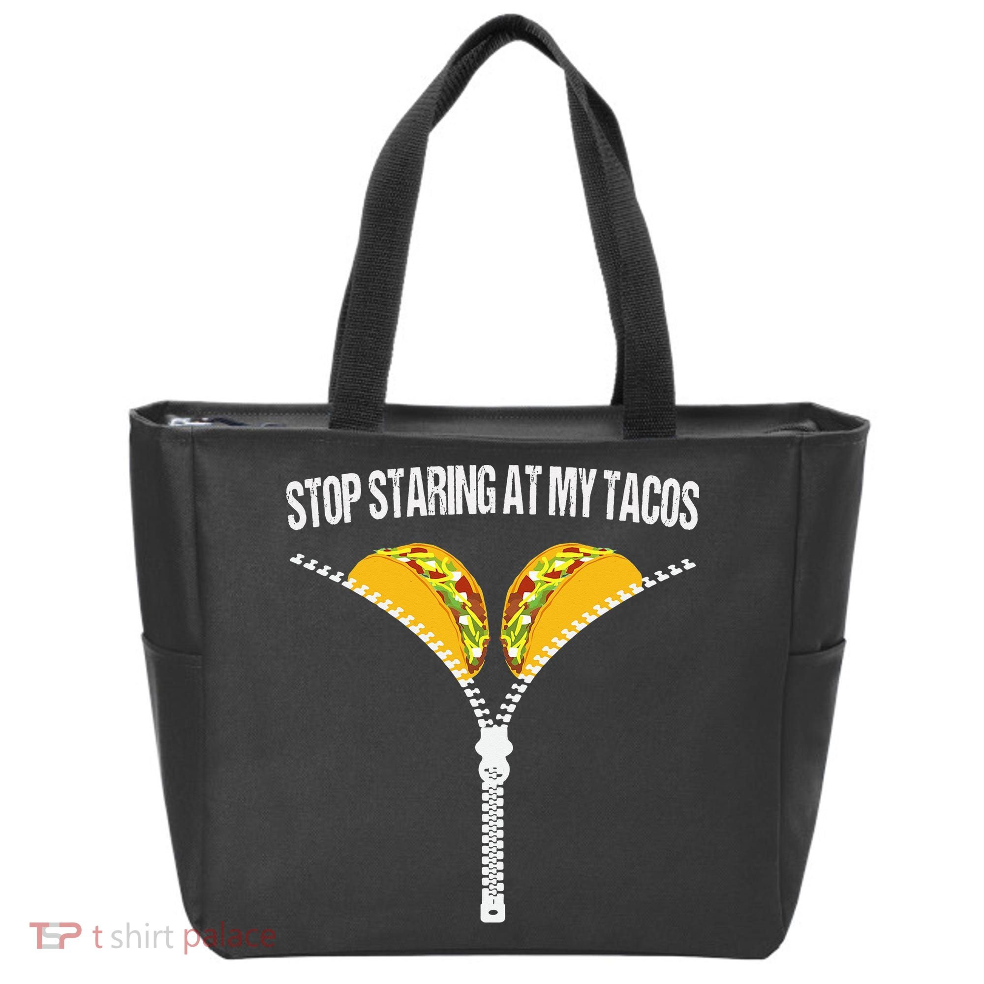 Funny Mexican Stop Staring At My Tacos Fiesta Cinco De Mayo Tote Bag